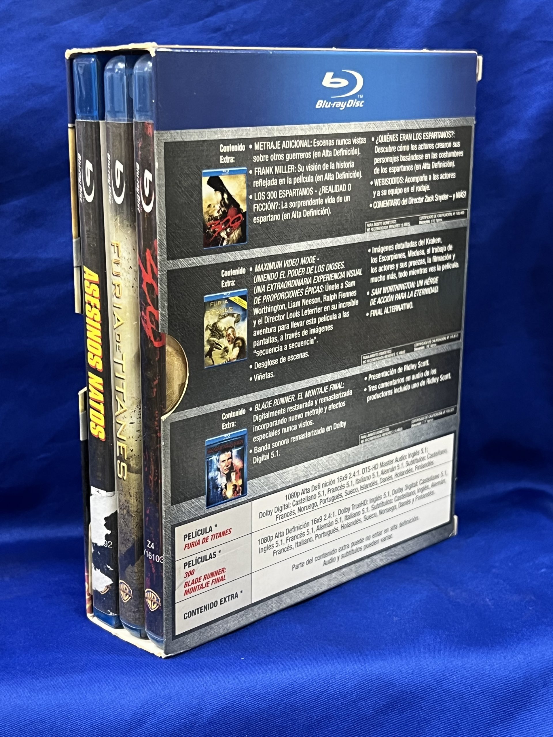 3 en 1 blurays ( Cine-blurays)